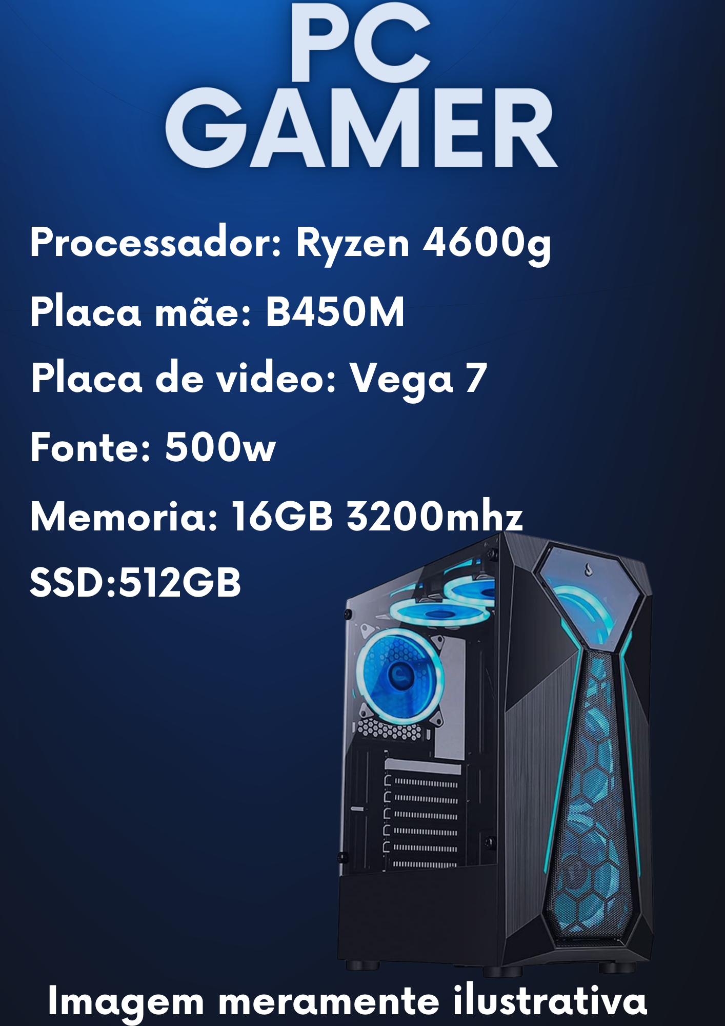 Monte Seu Setup Gamer Azul Neon Documento A4 (11) Monte Seu Setup Gamer Azul Neon Documento A4 (11)